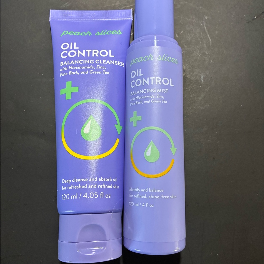 Peach Slices Oil Control Cleanser and Mist Set